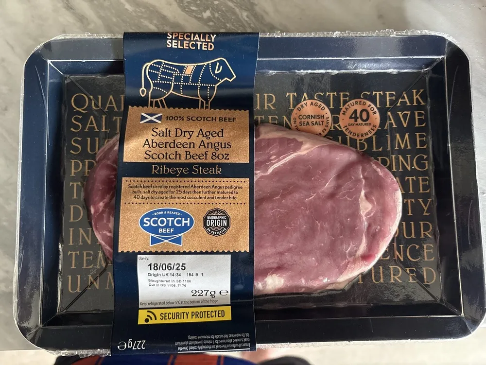 Salt Dry Aged Aberdeen Angus Scotch Beef 8oz