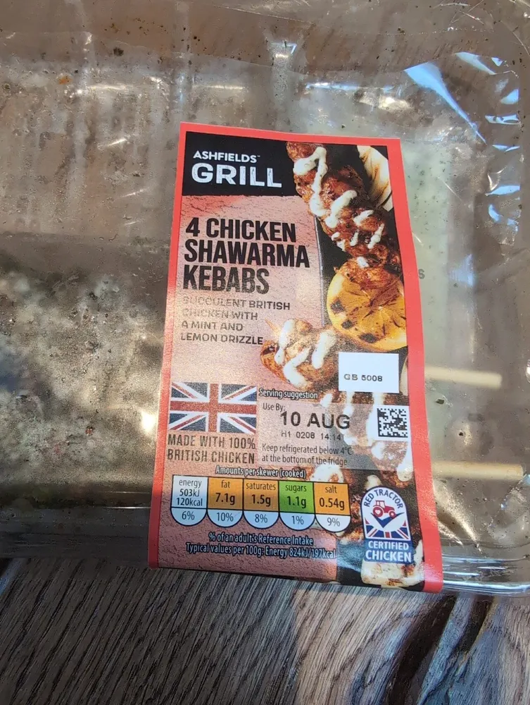 Chicken Shawarma Kebabs