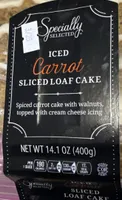 Iced Carrot Sliced List Cake