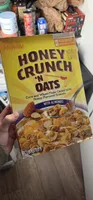 Honey Crunch 'N Oats Corn and Wheat Flake Cereal with Honey Flavored Granola with Almonds