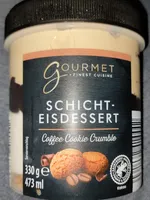 Schicht-Eisdessert - Coffee Cookie Crumble
