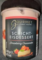 Schicht-Eisdessert - Strawberry Cheesecake