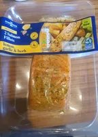 2 Salmon Fillets lemon, garlic & herb