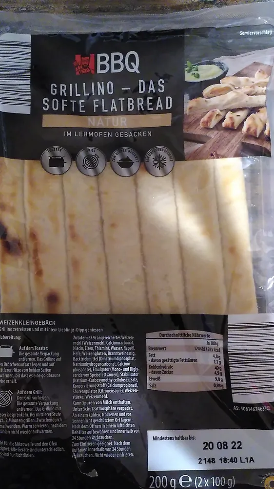 Grillino Flatbread - Natur