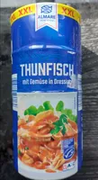 Thunfisch mit Gemüse in Dressing