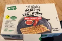The wonder jackfruit Bratwurst
