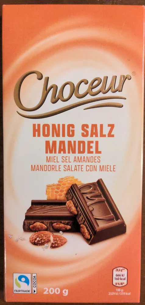 Mandorle salate con miele