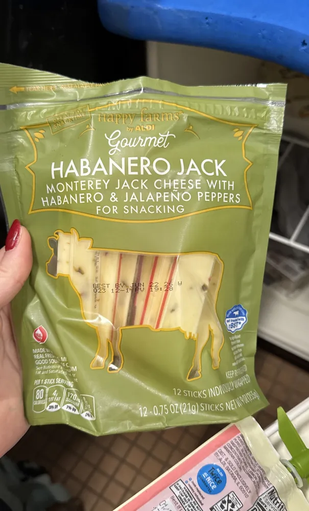 HABANERO JACK Monterey Jack Cheese with Habanero & Jalapeno Peppers for Snacking