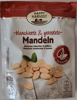 Mandeln blanchiert und geröstet