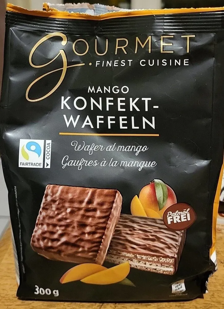 Mango Konfekt Waffeln