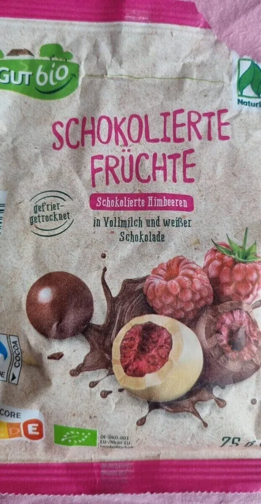 Schokolierte fruchte