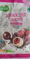 Schokolierte fruchte