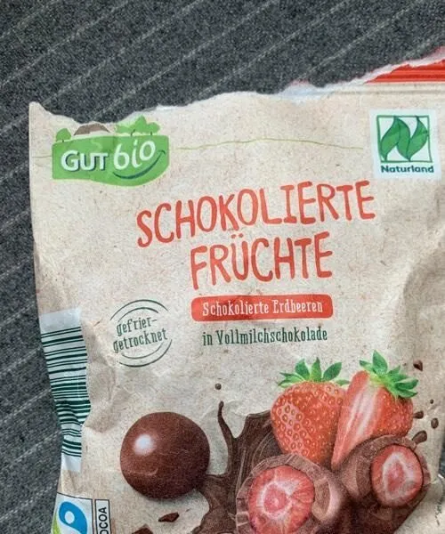 Schokolierte Früchte Erdbeeren