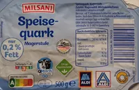 Speisequark Magerstufe 0,3 % Fett