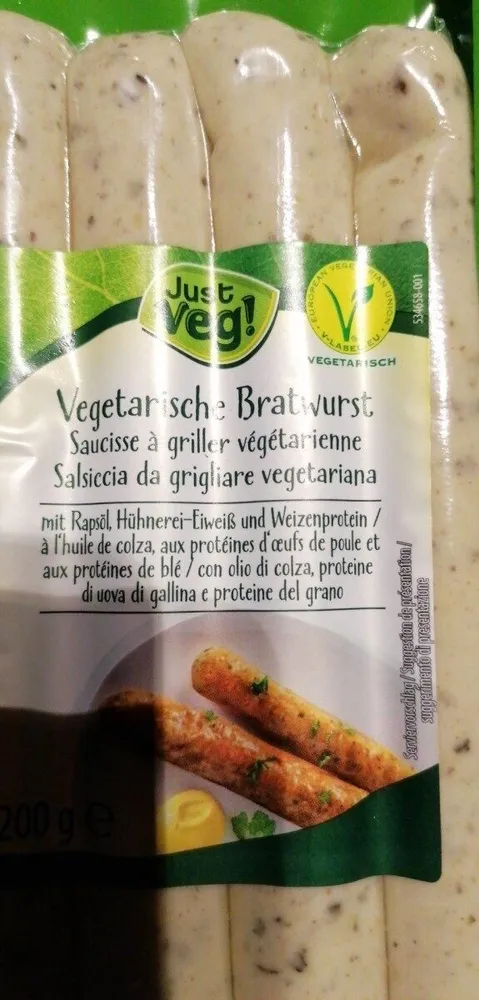 Saucisse à griller vegetariennee