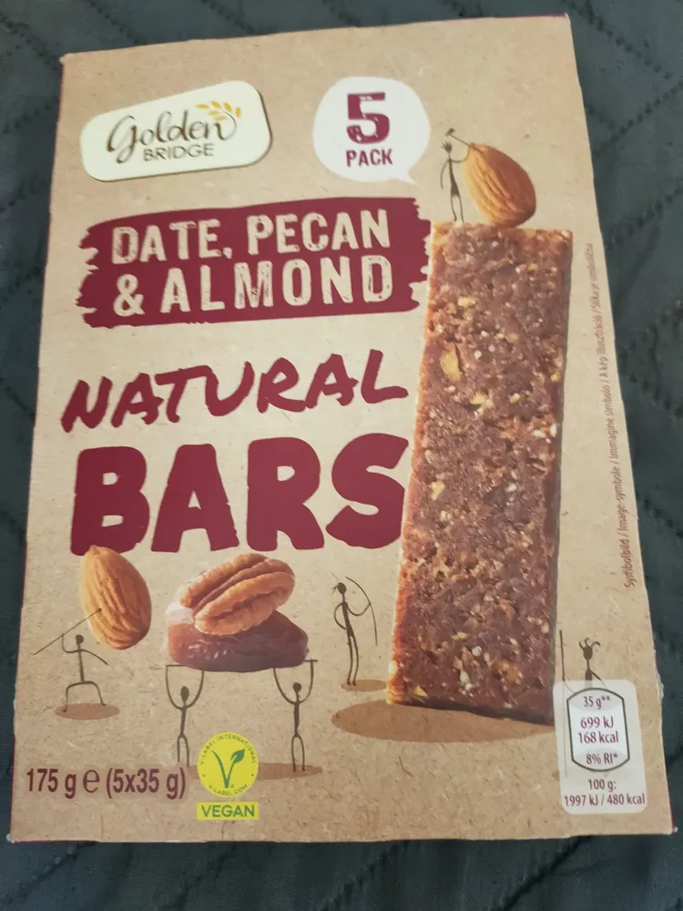 DATE, PECAN & ALMOND NATURAL BARS