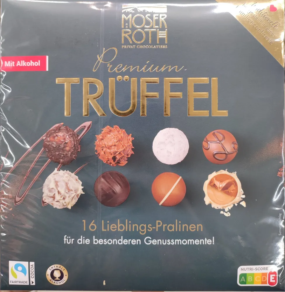 Lieblings-Pralinen mit alkohol