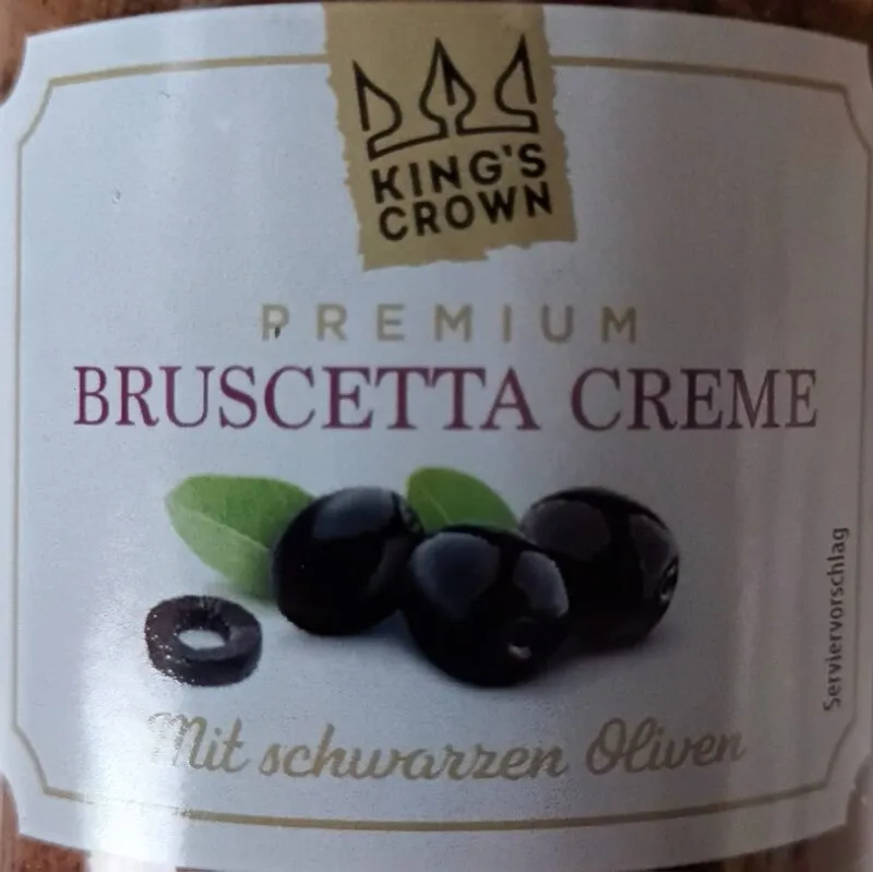 Bruscetta Creme - mit schwarzen Oliven