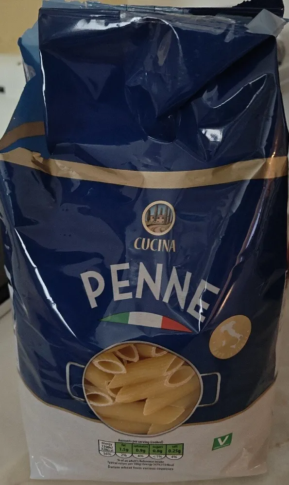 Penne Pasta Uncooked