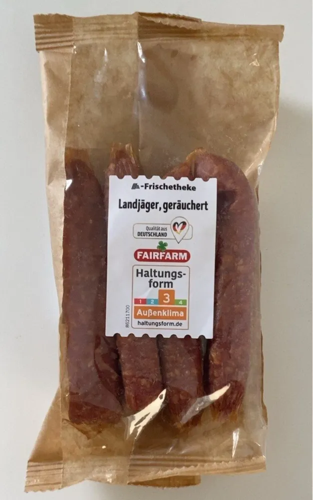 Landjäger, geräuchert