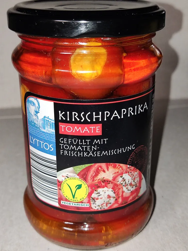 Kirschpaprika gefüllt - Tomate