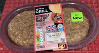 Aldi, Ashfields, Grill, Hot Buffalo Style Beef Burgers