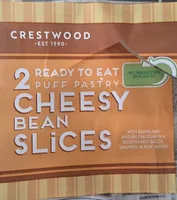 Puff Pastry Cheesy Bean Slices