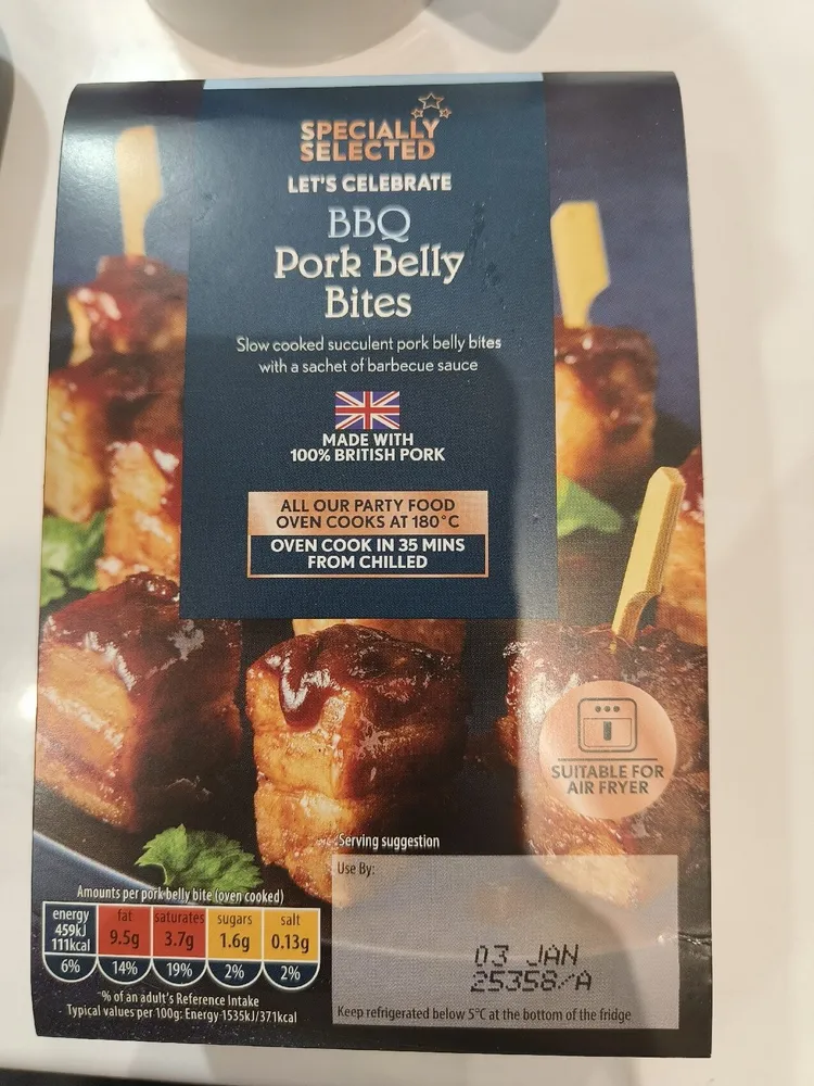 bbq pork belly bites