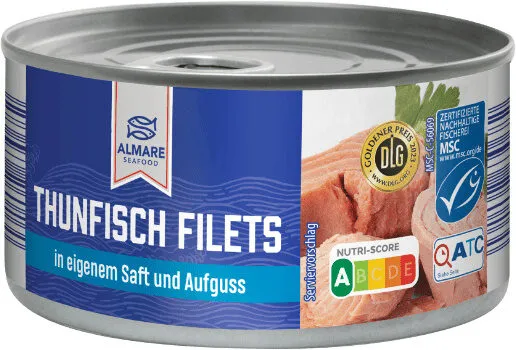 Thunfisch Filets in eigenen Saft