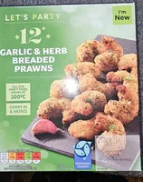 Garlic And Herb Breaded Prawns
