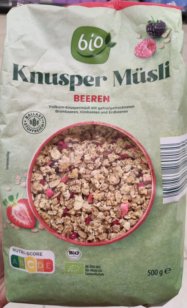 Knusper Müsli Beeren