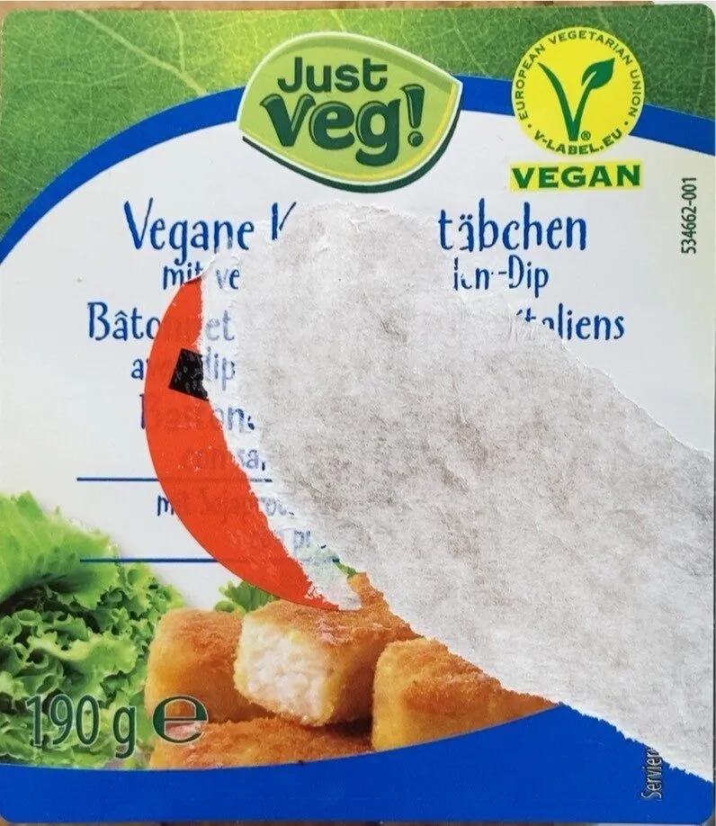Vegane Knusperstäbchen