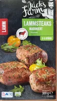 Lammsteaks mariniert