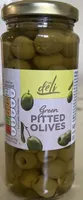 Green Pitted Olives