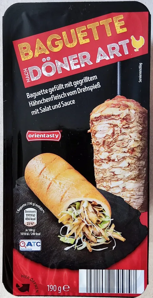 Baguette nach Döner Art