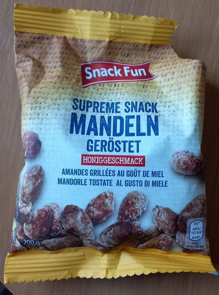 SUPREME SNACK MANDELN GERÖSTET
