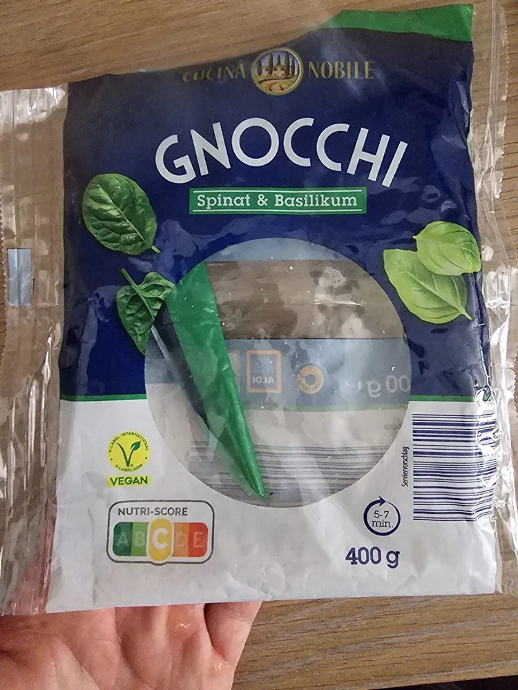 Gnocchi - Spinat & Basilikum