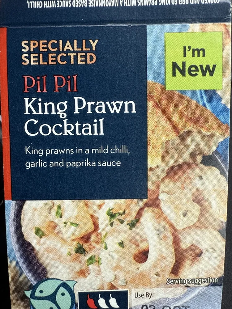 Pill pill king prawn coctail