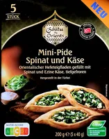 Mini-Pide - Spinat und Käse