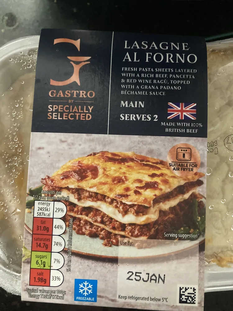 Lasagne Al Form
