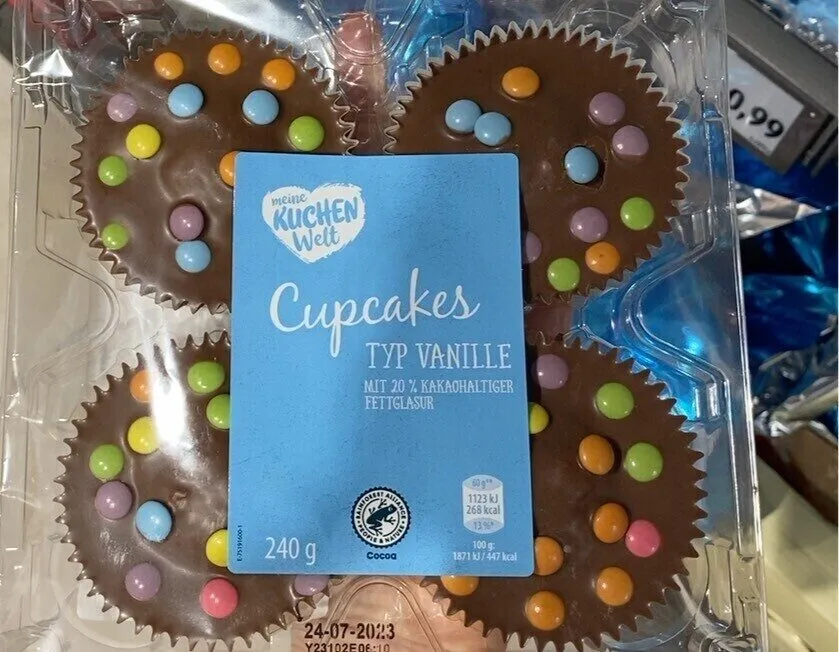Cupcakes typ vanille