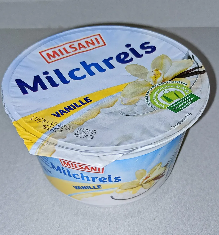 Milchreis - Vanille