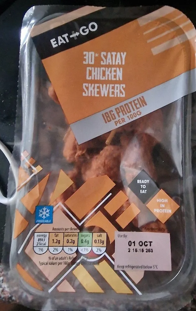 Chicken Satay Skewers