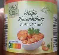 Weiße Riesenbohnen in Tomatensauce