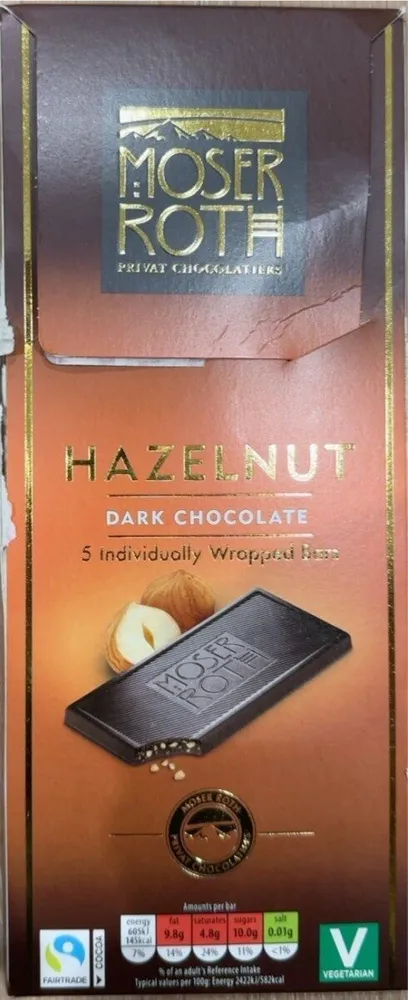 Hazelnut Dark Chocolate