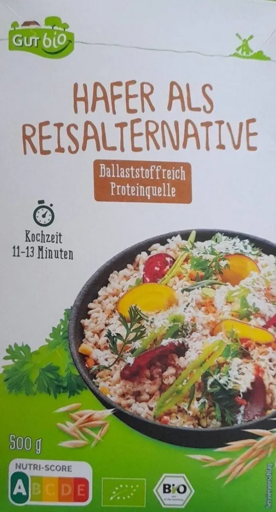 Hafer als Reisalternative