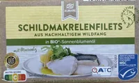 Schildmakrelenfilets in Bio-Sonnenblumenöl