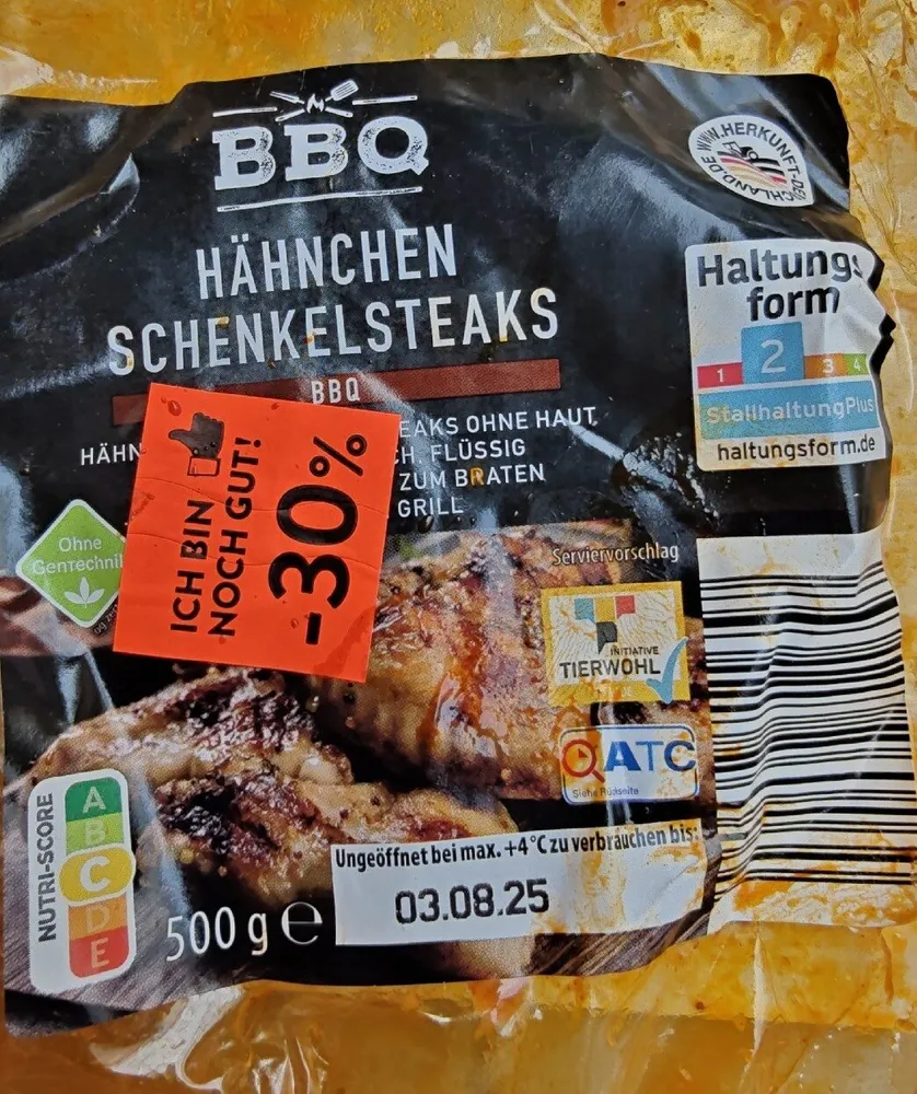 Hähnchen-Schwenksteaks BBQ