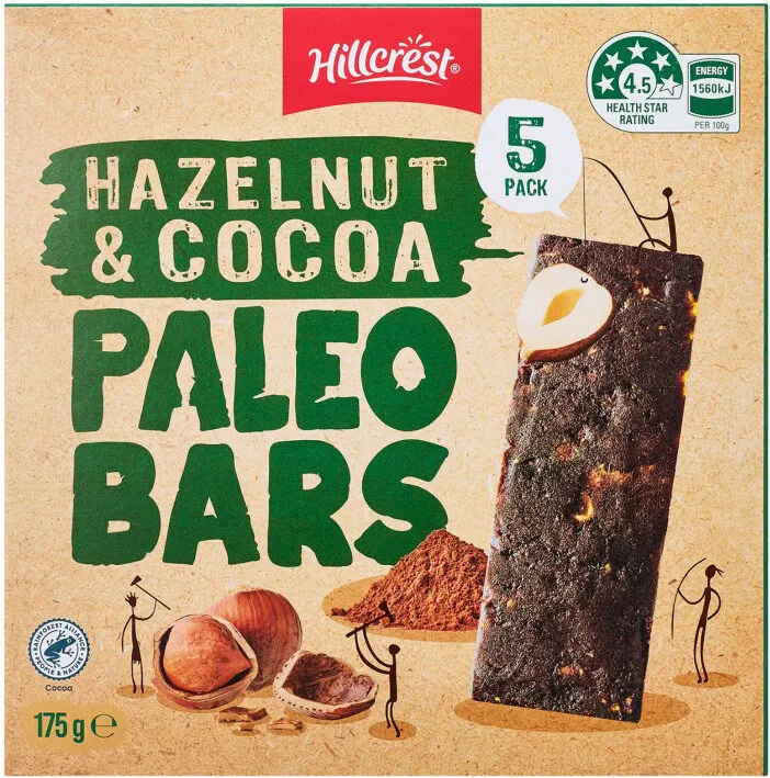 Paleo Bars: Hazelnut & Cocoa