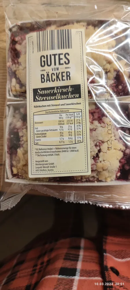 Sauerkirsch-Streuselkuchen